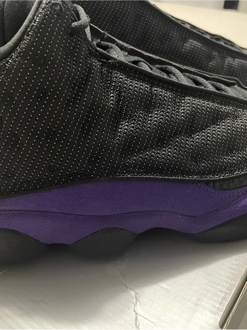 Men Jordan Retro 13 court purple and black